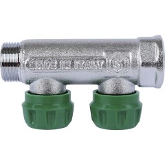 Коллектор регулирующий Италия 3/4, 2 отвода 3/4 ЕК SMB-6850-343402
