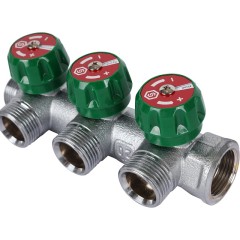 Коллектор регулирующий Италия 3/4, 3 отвода 3/4 ЕК SMB-6850-343403