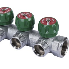 Коллектор регулирующий Италия 3/4, 3 отвода 3/4 ЕК SMB-6850-343403