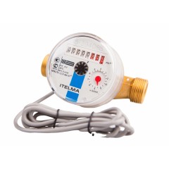 Счетчик водяной для холодной воды Itelma 1/2 DN15 WFK24.D080-0-R-L-10-IP54 с импульсным выходом