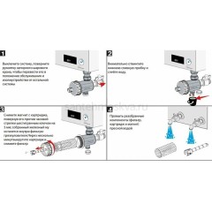 Фильтр -шламоотделитель Zeissler ZSf.308.0105 с магнитом для настенных котлов, 3/4 х3/4