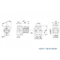 Циркуляционный насос Grundfos UPS 65-120 F, 96402280