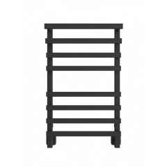 Водяной полотенцесушитель Двин F plaza 800х500 К8 квадрат черный матовый 4657812412796