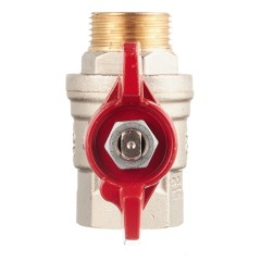 Кран шаровый 1 НВ маховик из алюминия Optibal Oventrop