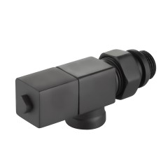 Набор дизайн-вентилей Royal Thermo CUBE 1/2 черный, RTE 56.0004, НС-1422573