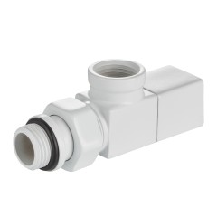 Набор дизайн-вентилей Royal Thermo CUBE 1/2 осевой белый, RTE 56.0003, НС-1422572