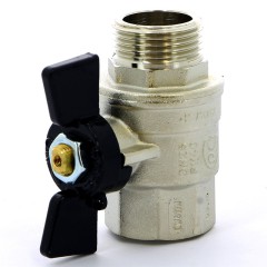 Кран шаровый ВН бабочка 1 Bugatti