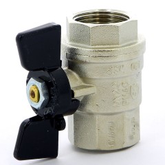 Кран шаровый ВВ бабочка 3/4 Bugatti