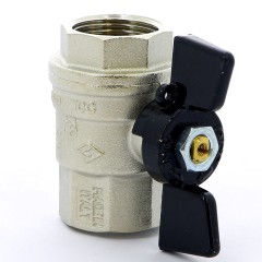 Кран шаровый ВВ бабочка 3/4 Bugatti