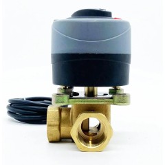 Сервопривод для трехходового смесительного клапана Zeissler 230v 120s 3-х точечный