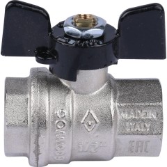 Кран шаровый ВВ бабочка 1/2 Bugatti