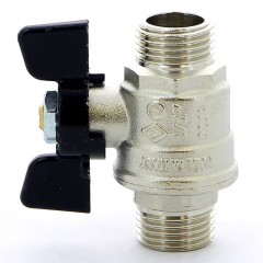 Кран шаровый НН бабочка 1/2 Bugatti