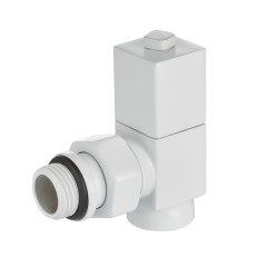 Набор дизайн-вентилей Royal Thermo CUBE 1/2 белый, RTE 56.0007, НС-1422577
