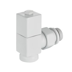 Набор дизайн-вентилей Royal Thermo CUBE 1/2 белый, RTE 56.0007, НС-1422577