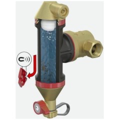 Сепаратор воздуха и грязи Zeissler Clean Smart 1 НР 3/4' ВР S-AD-0204