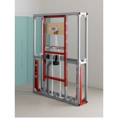 Профиль алюминиевый силовой, конструкционный, RIVO 33х33х1 мм, в штангах 4 м