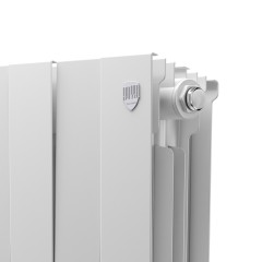 Радиатор биметаллический Royal Thermo Pianoforte 500 - 4 секций Bianco Traffico с боковым подключением