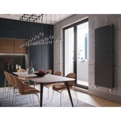 Радиатор биметаллический Royal Thermo Pianoforte Tower - 22 секций Noir Sable с боковым подключением