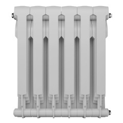 Радиатор биметаллический Royal Thermo Biliner 500 - 6 секций Bianco Traffico с боковым подключением