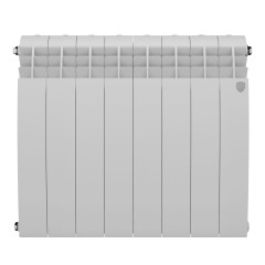 Радиатор биметаллический Royal Thermo Biliner 500 - 8 секций Bianco Traffico с боковым подключением