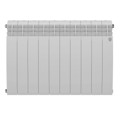 Радиатор биметаллический Royal Thermo Biliner 500 - 10 секций, Bianco Traffico с боковым подключением
