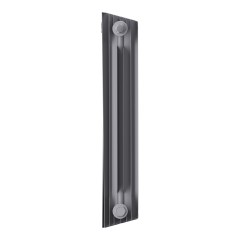 Радиатор биметаллический Royal Thermo Pianoforte 500 - 12 секций Silver Satin с боковым подключением