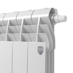 Радиатор биметаллический Royal Thermo Biliner 500 - 12 секций Bianco Traffico VR с нижним правым подключением
