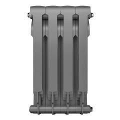 Радиатор биметаллический Royal Thermo Biliner 500 - 4 секций Silver Satin с боковым подключением