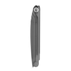 Радиатор биметаллический Royal Thermo Biliner 500 - 12 секций Silver Satin с боковым подключением