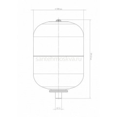 Расширительный бак В 6 Джилекс, 7806