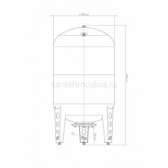 Расширительный бак, гидроаккумулятор В 50 Джилекс, 7054
