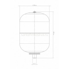 Расширительный бак ВП 6 Джилекс, 7807