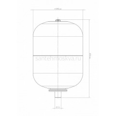 Расширительный бак В 14 Джилекс, 7814