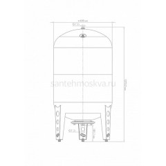 Расширительный бак, гидроаккумулятор В 300 Джилекс, 7301