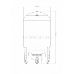 Расширительный бак, гидроаккумулятор ВПк 50 Джилекс, 7059