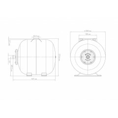 Расширительный бак, гидроаккумулятор Г 35 Джилекс, 7030
