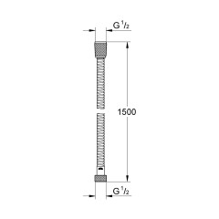 Гигиенический душ комплект GROHE BauClassic 124434