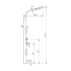 Душевая система VIEIR VR25-J