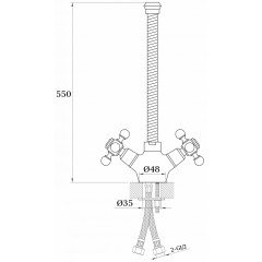 Смеситель для кухни (мойки) Ganzer KONSTANTIN GZ09023