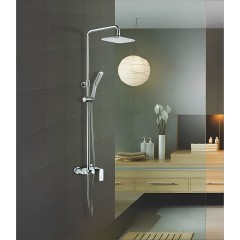 Душевая панель Ganzer GZ21062, белый, хром