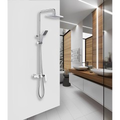 Душевая панель Ganzer GZ51061, хром