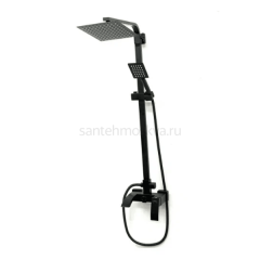 Душевая система HANSEN H33044C черный матовый