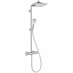 Душевая стойка Hansgrohe Crometta Е 240 1jet Showerpipe 27271000 с термостатом