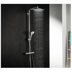 Душевая стойка Hansgrohe Crometta Е 240 1jet Showerpipe 27271000 с термостатом