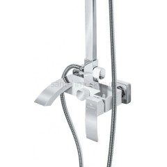 Душевая система Grocenberg GB7007 белый хром