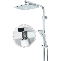 Душевая система Grocenberg GB7007 белый хром