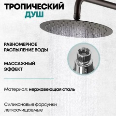 Душевая система Grocenberg GB7099BG графит