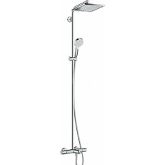 Душевая стойка Hansgrohe Crometta E 240 1jet Showerpipe 27298000 с термостатом