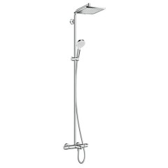 Душевая стойка Hansgrohe Crometta E 240 1jet Showerpipe 27298000 с термостатом