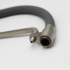 Смеситель для кухни с подключением к фильтру Ganzer GZ12026-GH, сатин/серый